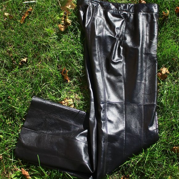 Danier Leather Pants Women's Size 8 - Picture 5 of 5